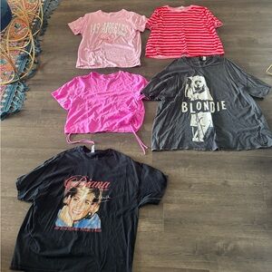 Graphic and Solid T-Shirt Collection (XXL)